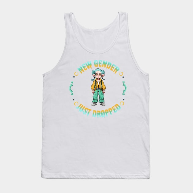 New Gender Just Dropped! Sleepy Troll Tank Top by Sieve's Weave's